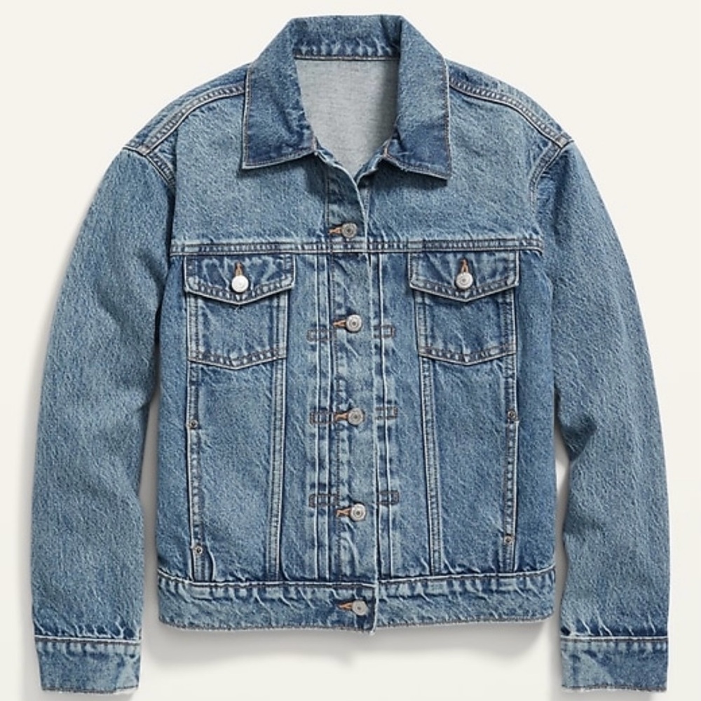 Navy Denim Jacket